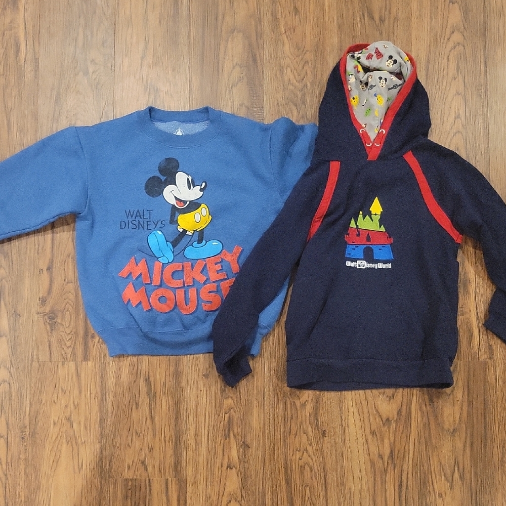 Disney Mickey Mouse Blue and Navy Sweatshirts for Kids